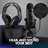 Blue Yeti Game Streaming Kit with Yeti USB Gaming, Podcast Mic, Pop Filter, PC/Mac/PS5 + G733 Lightspeed Wireless Gaming Headset with Suspension Headband, Lightsync RGB, and PRO-G audio - Blackout