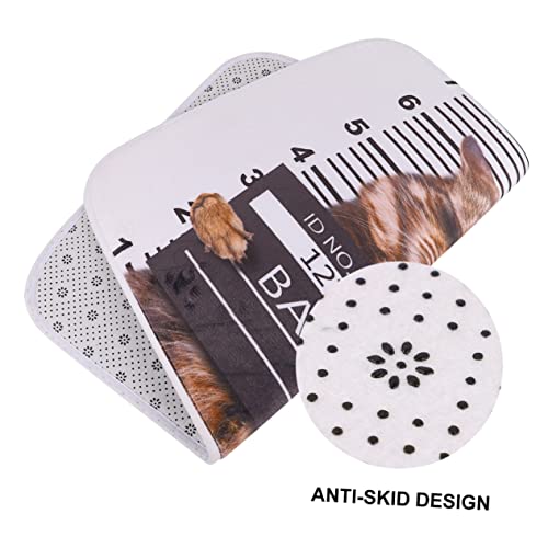 Tapis de sol chat amusant ultra résistant Amosfun sans impression numérique - 4