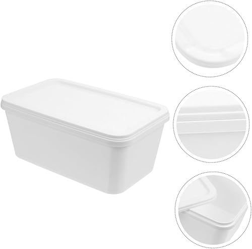 Miniatura 5 de Kichvoe Caja de helado 3pcs Contenedor de congelador portátil para tapas de almacenamiento de helado