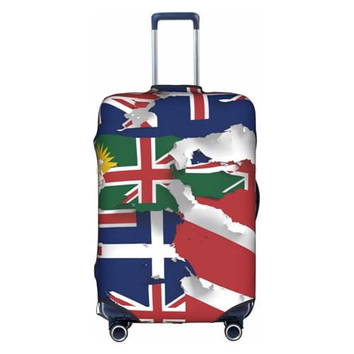 Housse élastique pour valise Large motif îles Turques et Caïques