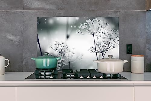 Crédence de cuisine 80x55 cm protège mur aluminium KitchenYeah