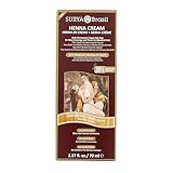 Surya Brasil Henna Cream Light Blonde - 98% Natural Ingredients, Vegan, Cruelty-Free, Eco-Friendly, Semi-Permanent Hair Color, Deep Hydration & Shine, 2.37 fl oz
