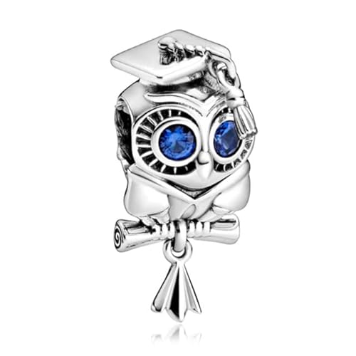 Blaue Serie Heißluftflugzeug Sterne Mond Perlen geeignet für Original Pandora Charm Armband DIY Schmuck Geschenk Cover