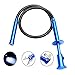 Flexible Claw Pickup Tool with Magnet Tool Flexible telescoping Claw led Light Grabber Extend，Long 28'' Four Claw 4-Claw for Small Parts Pickup Reacher Tool for Mechanics,Jewelry,Kids,etc. (Blue)