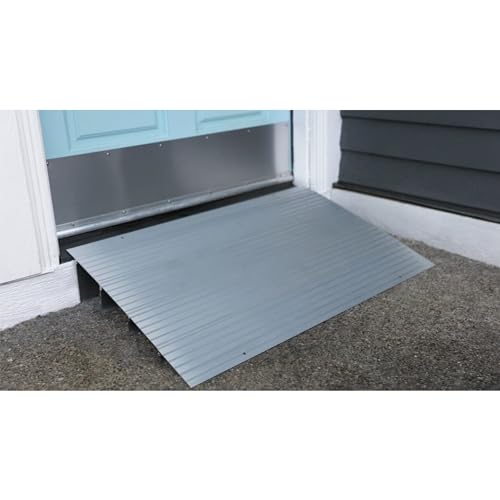 EZ-ACCESS TRANSITIONS Portable Self Supporting Aluminum Modular Entry Threshold Ramp Ideal for Doorways and Raised Landings, 2 Inch - Thumbnail 4