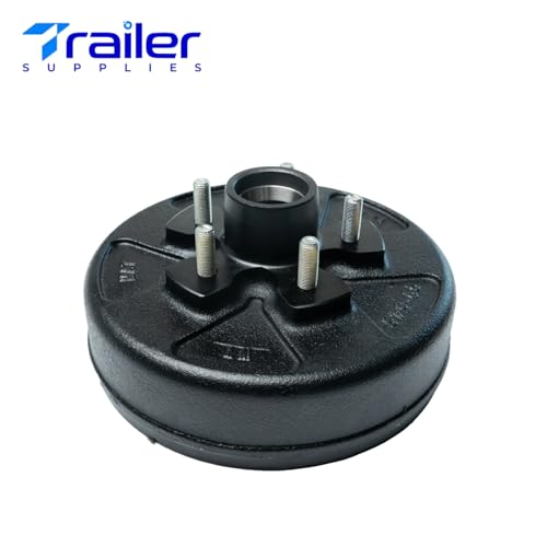 TRAILER SUPPLIES 10\" x 2-1/4\" Brake Drum & Hub Kit for 3,500 lb Axles – 5 on 4.5\" Bolt Pattern, 1 Pair with Bearings & Seals – Replaces Dexter 99-545KIT-2 - Thumbnail 3