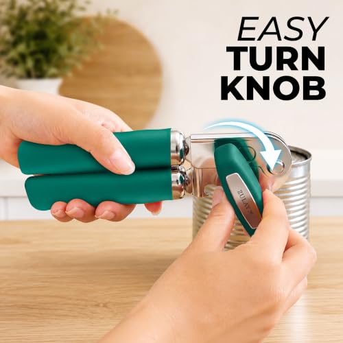 Image of Zulay Kitchen Stainless Steel Swing Open Manual Can Opener Comfortable Grip
