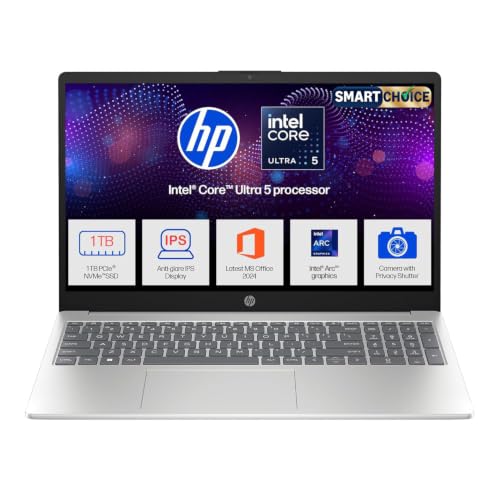 HP 15 Smartchoice, Intel Core Ultra 5 125H (16GB DDR5, 1TB SSD) F...
