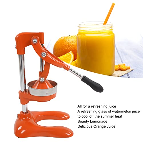Espremedor de laranja, espremedor de citrinos profissional para serviço pesado confortável de aço in