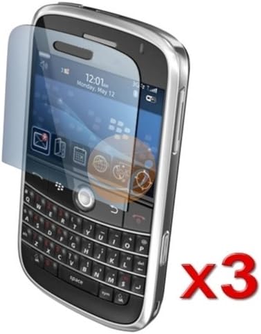 3 x LCD SCREEN PROTECTOR COVER FOR BLACKBERRY BOLD 9000