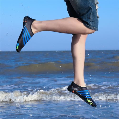 Sapatos aquáticos masculinos de secagem rápida, calçados aquáticos para caminhadas, mergulho, surfe,