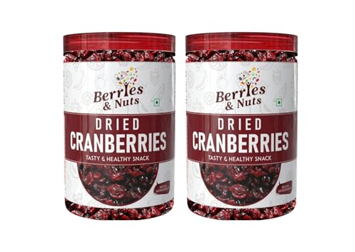 Berries And Nuts Premium Whole Dried Cranberries | Antioxidant Ri...