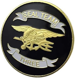 U.S. Navy USN | Seal Team Three 3 | Gold Plated Challenge Coin