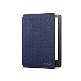 Capa de tecido para Novo Kindle Paperwhite (11ª geração - 2021) - Cor Azul Marinho