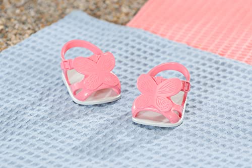 Baby Annabell Deluxe Butterfly Dress Set for 43cm Dolls - Includes Dress, Bag, Sandals, and Hanger - For Ages 3+