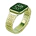 Wearlizer Compatible Apple Watch Band 38mm Womens Mens iWatch Resin Lightweight Wristbands Replacement Sport Bracelet Strap, Stainless Steel Buckle Series 3 2 1-Dark Rose Gold+Tortoise