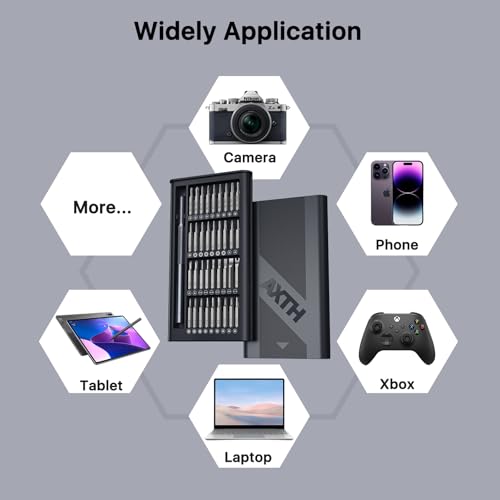 Image of Stocking Stuffers for Men Adults Him, AXTH 37in1 Small Precision Screwdriver Set, Christmas Gifts, Professional Magnetic Mini Repair Tool Kit for Computer, Watch, Laptop, Tiny Electronic