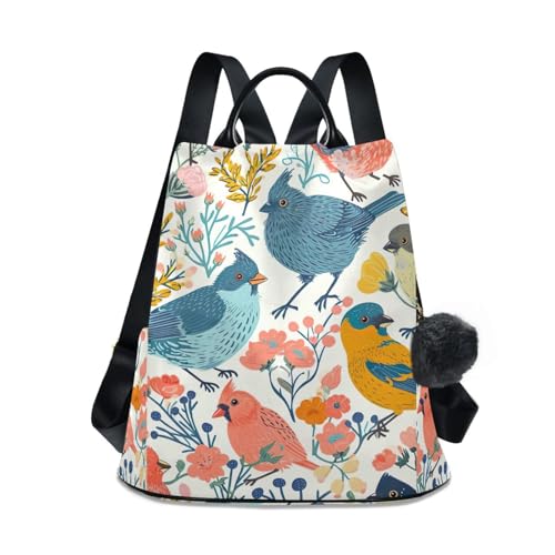 Mochila para mujer vintage con acabados reforzados y cierre de seguridad