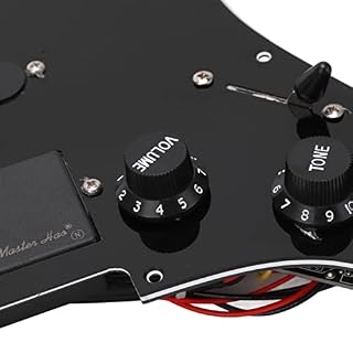 Pickup Pickguard Kit, plaque de protection de micro active réglable sur le terrain à gain élevé avec amplification… - Les Beatles, Paul McCartney, John Lennon, RIngo Starr, George Harrison Pickup Pickguard Kit, plaque de protection de micro active réglable sur le terrain à gain élevé avec amplification… – Image 4