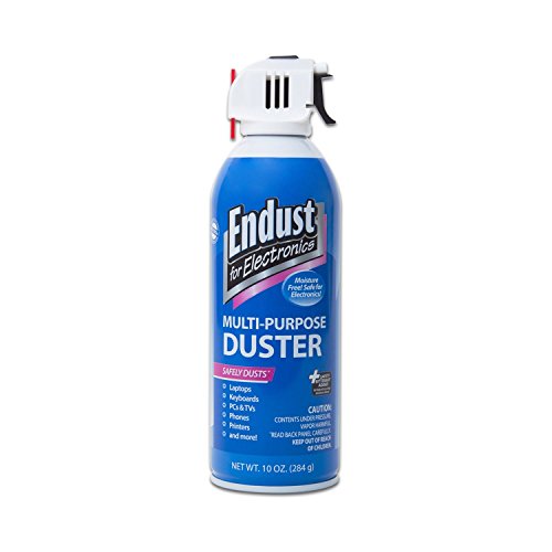 Endust For Electronics, Bulk Office Pack, 12 Compressed Dusters, 10 Oz Per Can, Contains Bitterant (11384P12) #TOP7