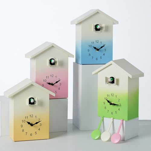Reloj de cuco de cuento de hadas para decoración de salón infantil 4