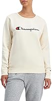 Champion Women's Script Pullover Crew, Levitating, Large