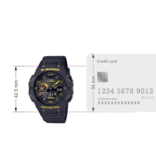 Casio G-Shock GA-B001CY-1ADR Black & Yellow Analog-Digital Dial Black Resin Strap Men's Watch Shock and 200M Water Resistant G1485 - Image 6