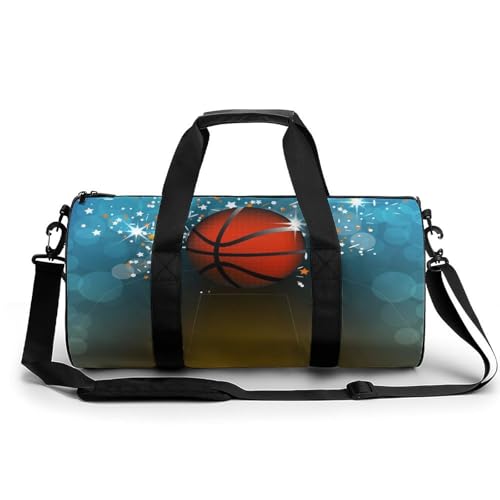 Sac de voyage week-end étoiles bleues compact 45cm pour le sport