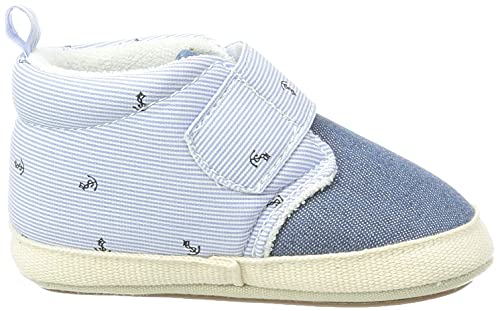 Sterntaler Jungen baby schoen Slipper, Blau Himmel 2301924, 17/18 EU