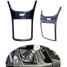 Shift Surround Cover Cap Manual Transmission Compatible for STI Subaru 2008-2014 Sedan Hatchback 3K Real Dry Carbon Fiber with U-Resistant Clear Coating 1PC