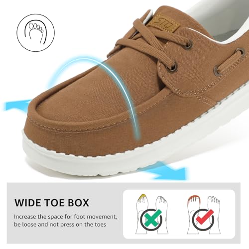 Image of STQ Women Lace up Shoes Casual Sneakers Boat Shoe Canvas Loafer | Lightweight, Breathable, Travel