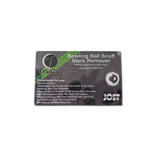 Creating the Difference TruCut Scuff Mark Remover for Bowling Balls | Removes Dirt & Scuff Marks | Bowling Ball Cleaner | Bowling Supplies & Accessories