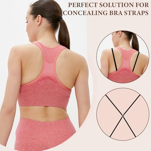 image for BOHUIZ Bra Strap Holder Clips for Racerback, 12Pcs Bra Clips to Make R