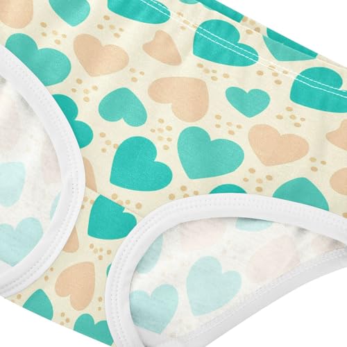 Heart Yellow Toddler Girls's Underwear 2T 23028654