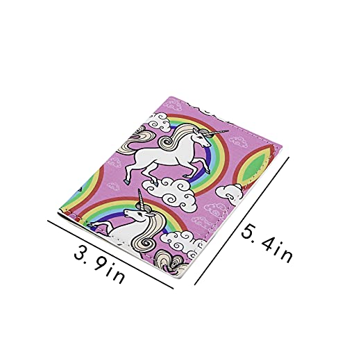 Passport Holder Cover Cute Unicorn Cartoon Travel Leather Passport Case Wallet For Women Girls #TOP5