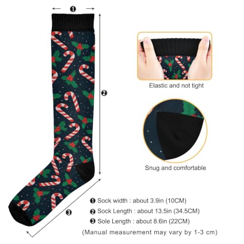 Image of Wusikd Halloween Black Cat Compression Socks for Women and Men Circulation Pumpkin Long Socks for Athletic Running 1