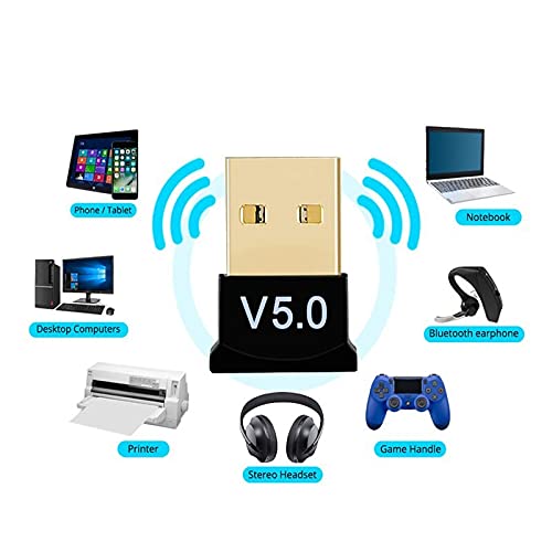 Adaptador USB Bluetooth 5.0 Wireless Desktop Transmissor Bluetooth para Mouse Teclado - CompleteStor