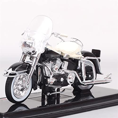 Véhicule miniature Harley FLH Duo Glide 1962 échelle 1/18 pour déco vintage
