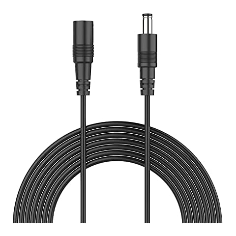 ANNKE 3m/10ft DC Extension Cable,12V 2.1mm x 5.5mm Power Supply Adapter Extender Cord for CCTV Security Camera, IP Network Camera,DVRs, and More Devices Cover