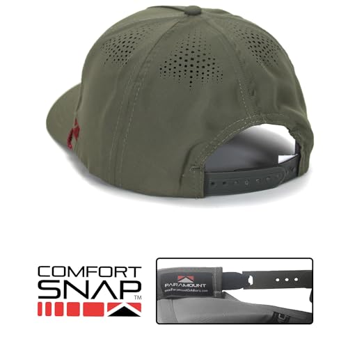 Image of Paramount Outdoors Rooster Trucker Hat Cock of the Walk Performance Stretch Snapback Baseball Cap for Men