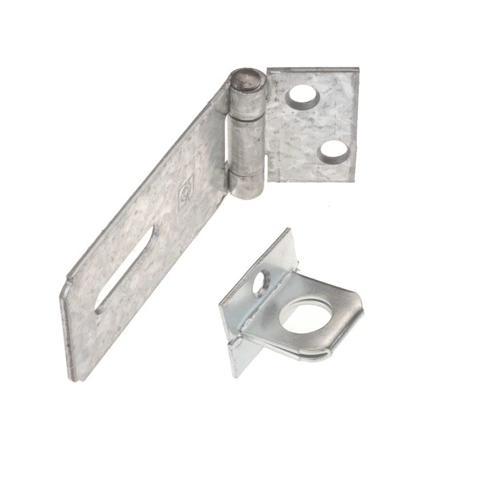 Merriway BH07793 Heavy Duty Galvanised Safety Hasp & Staple Hasp and Staple