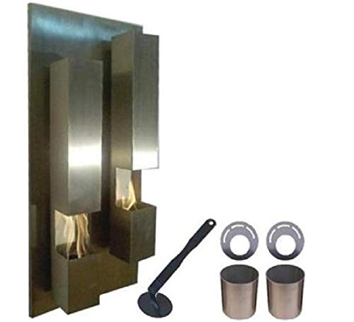 Gel y etanol chimenea New York 2 chimenea de pared chimenea de ac...