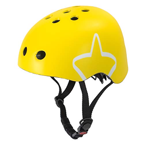 Image of DRBIKE Kids Bike Helmet for Kids 5-8 Years Boys Girls Toddler Helmet Adjustable Cycling Helmet Skateboard Helmet for Kids Outdoor Multi-Sport Yellow M