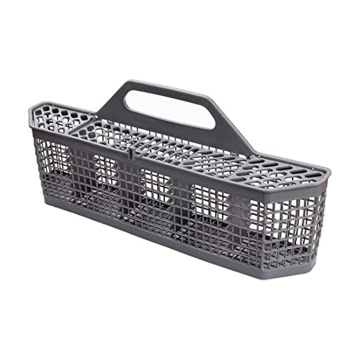 Universal Dishwasher Silverware Basket Replacement WD28X10128 Dishwasher Utensil Silverware Basket, Compatible with Part No. AH959351, EA959351, PS959351, WD28X10127, WD28X10132