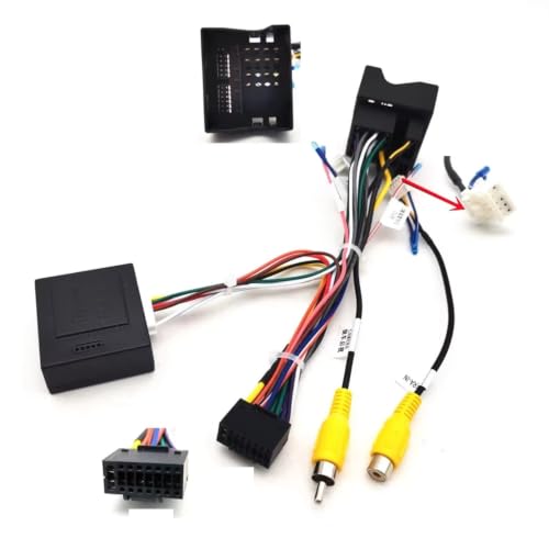 Caméra de recul pour Peugeot 3008 2008 308 avec adaptateur faisceau Quadlock CANBUS
