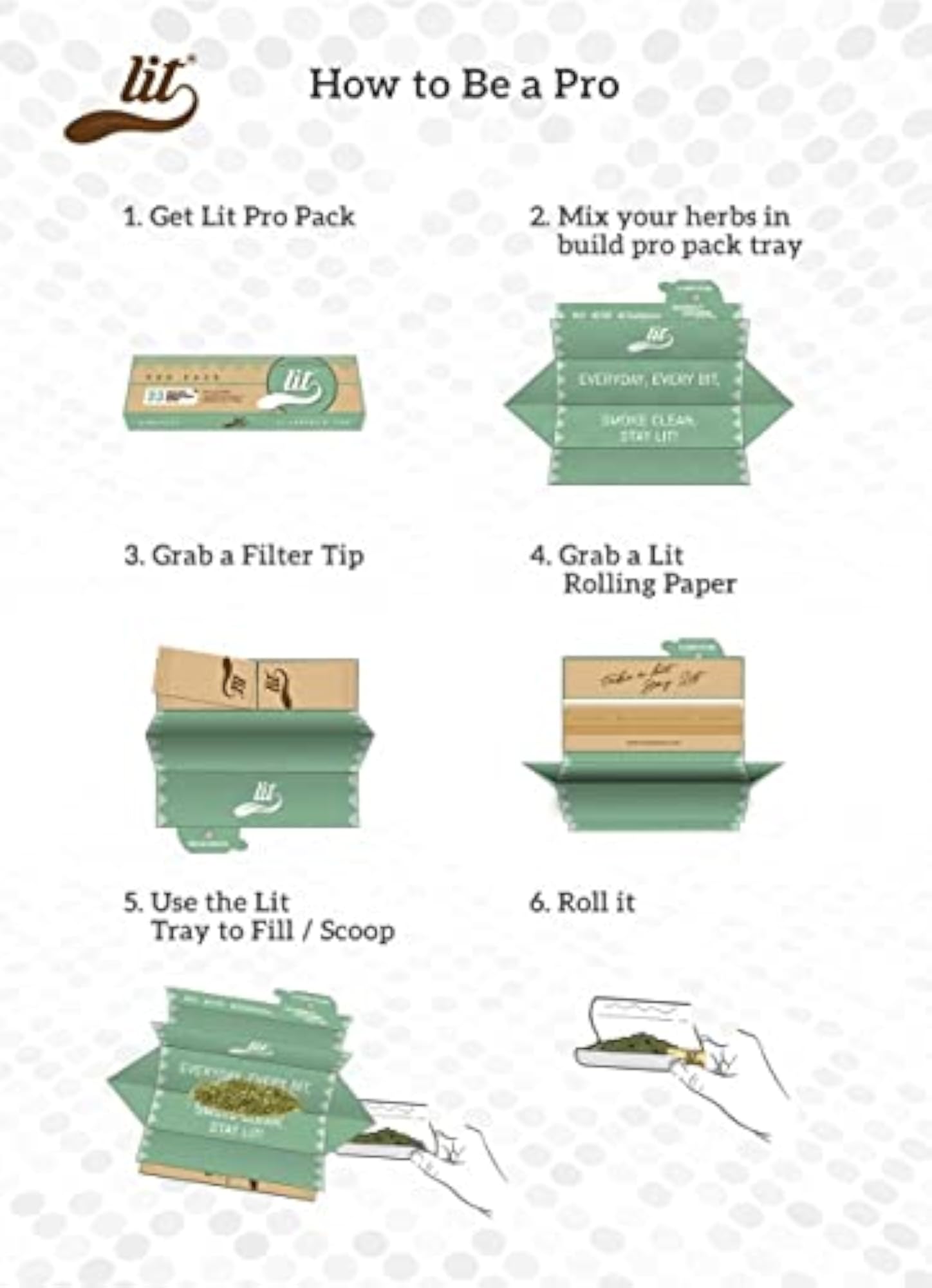 Pro Pack 33 Unbleached Rolling Papers, Pack of 24