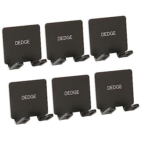 DEDGE Matte Black Multi-Purpose Self Adhesive Razor Hooks Razor Holder for Shower Bathroom Kitchen Sticky Hooks Plug Holder(6 Pcs) Cover