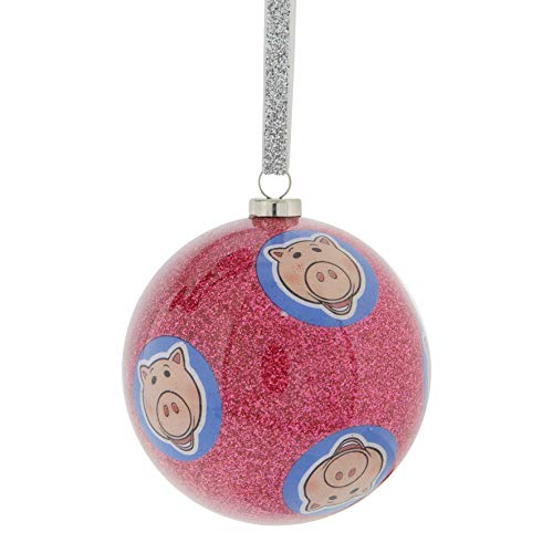 Santa Express Disney Toy Story 4 Set of 7 Glitter Christmas Baubles, Red, Green, Gold, Silver - Image 3