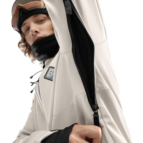 Miniatura 5 de Siroko Chaqueta Para Snowboard Esquí Esquí Y Nieve W2 Cerro Beige S