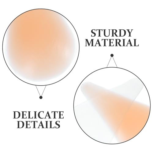 OUNONA Feminine Concealer Swimwear Pads 2Pcs Ultrathin Invisible Self-Adhesive Silicone Private Parts Cover for Women Waterproof Protection in Swimming Yoga Activewear - Thumbnail 7